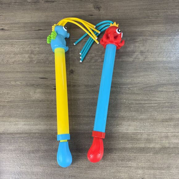 2 pack Sea Animal Water Blaster Squirt Toy With Soaker Toy Outdoor Pool Party - Picture 5 of 11